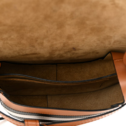 Loewe Calfskin Marine Stripe Small Gate Crossbody Bag Tan 5 of 9
