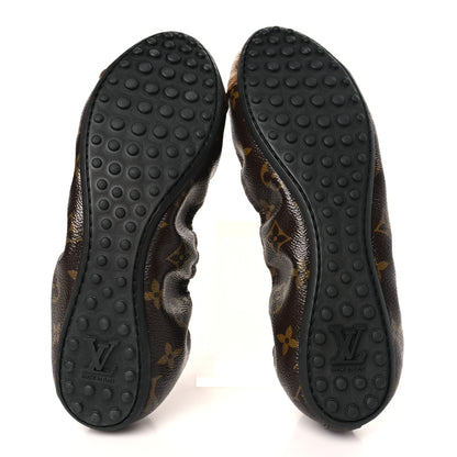 Louis Vuitton Reverse Patent Monogram Flirty Ballerina Flats 41 5 of 8