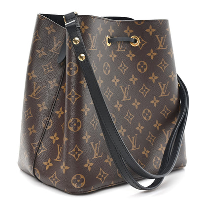 Louis Vuitton Monogram Neonoe MM Black 3 of 10
