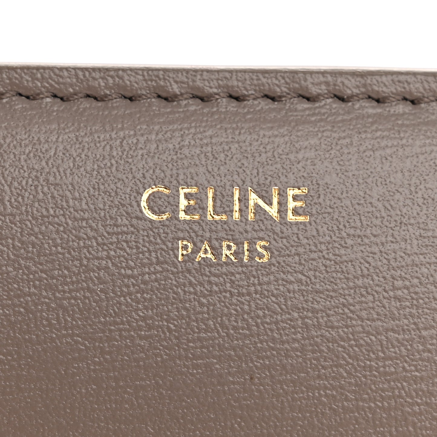 Shiny Calfskin Small Triomphe Wallet Pebble