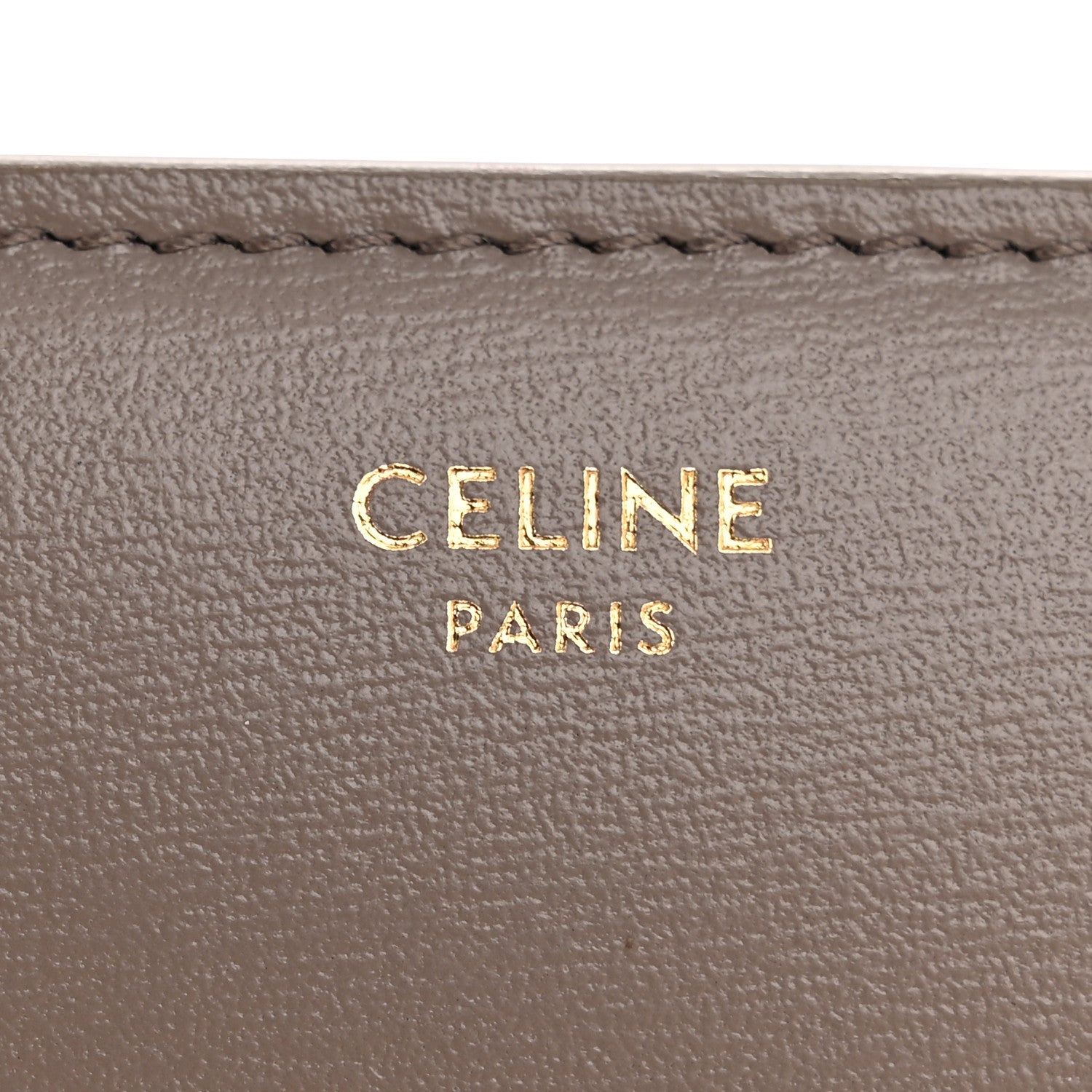 Celine Shiny Calfskin Small Triomphe Wallet Pebble 6 of 11