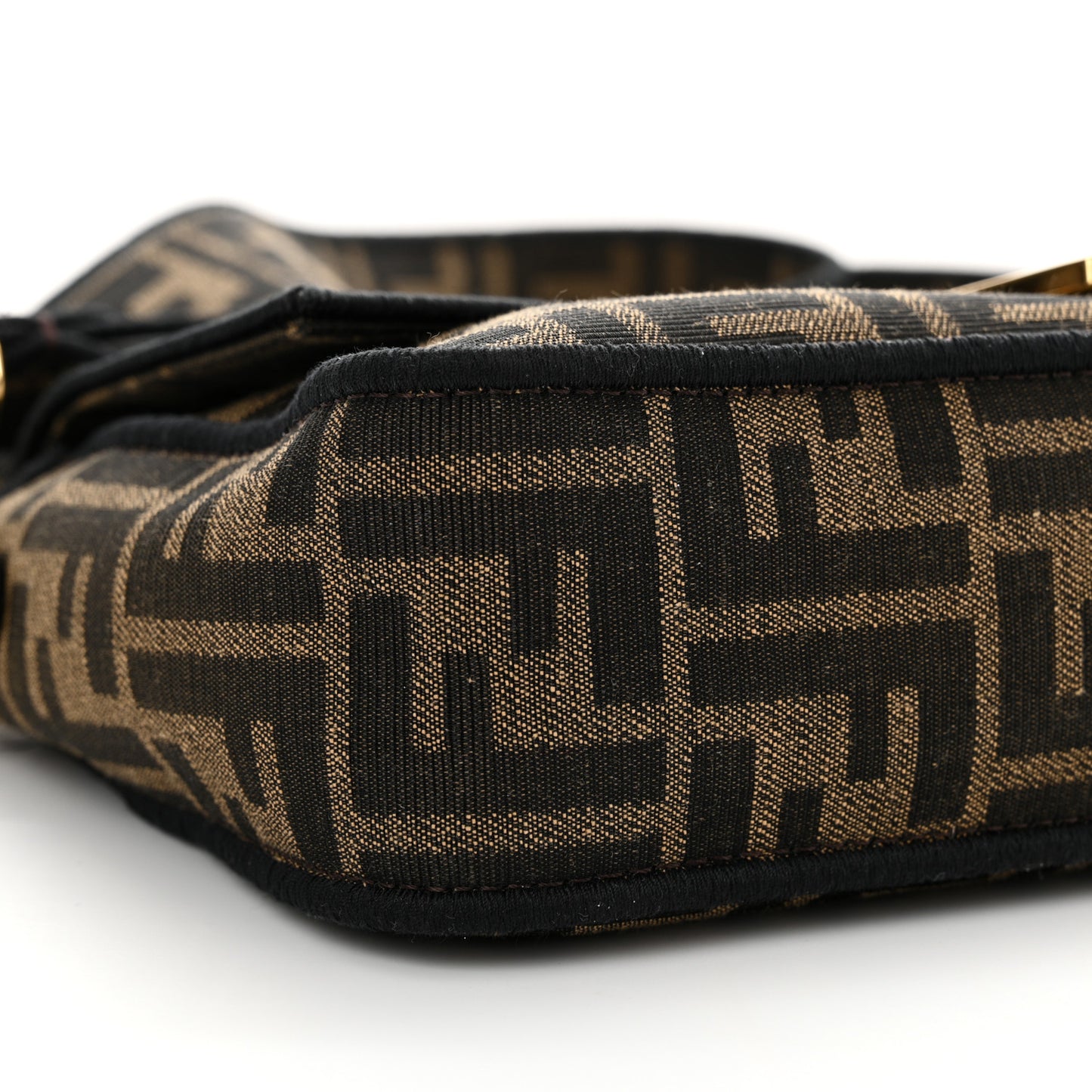 Fabric Jacquard FF 1974 Medium Baguette Tobacco Moro Black