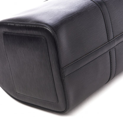 Louis Vuitton Epi Keepall 45 Black 6 of 13
