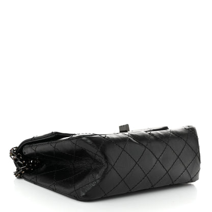 Chanel Aged Calfskin Quilted 2.55 Reissue Mini Flap So Black 4 of 10