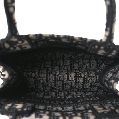 Christian Dior Oblique Small Book Tote Blue Multicolor 5 of 9