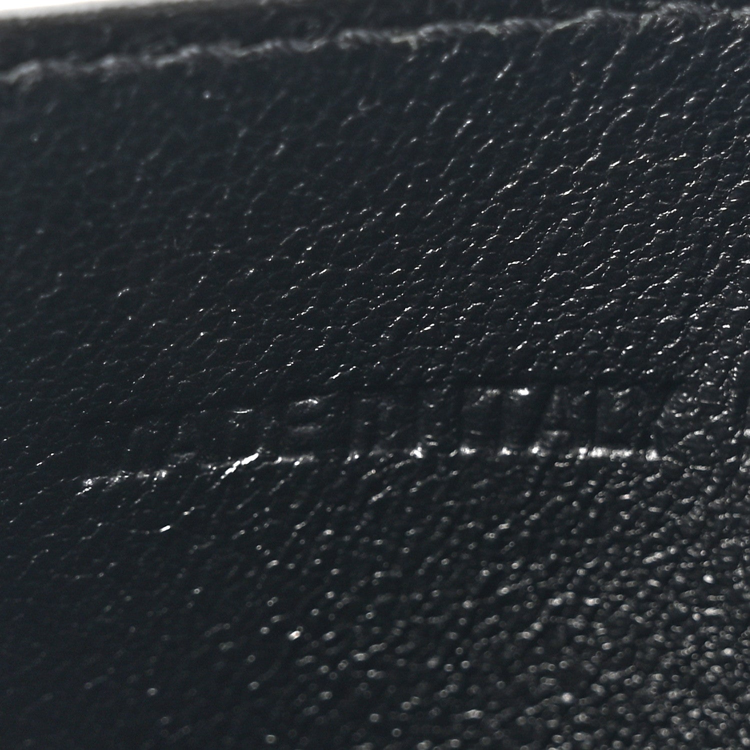 Balenciaga Grained Calfskin Logo Cash Rounded Card Holder Black White 7 of 9