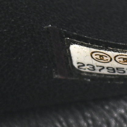 Chanel Crumpled Calfskin Quilted Jumbo Double Flap So Black 7 of 9