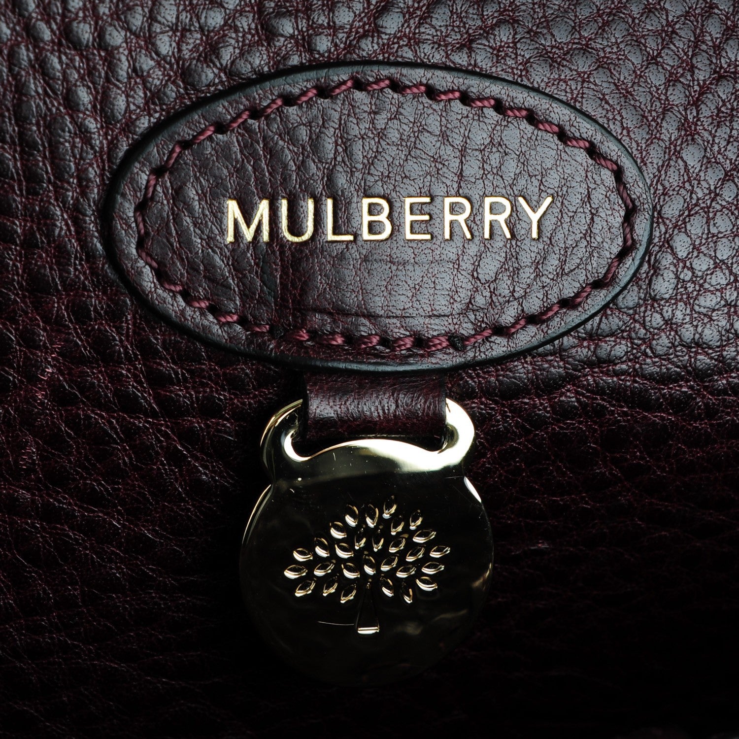 Mulberry Natural Leather Bayswater Oxblood 6 of 9