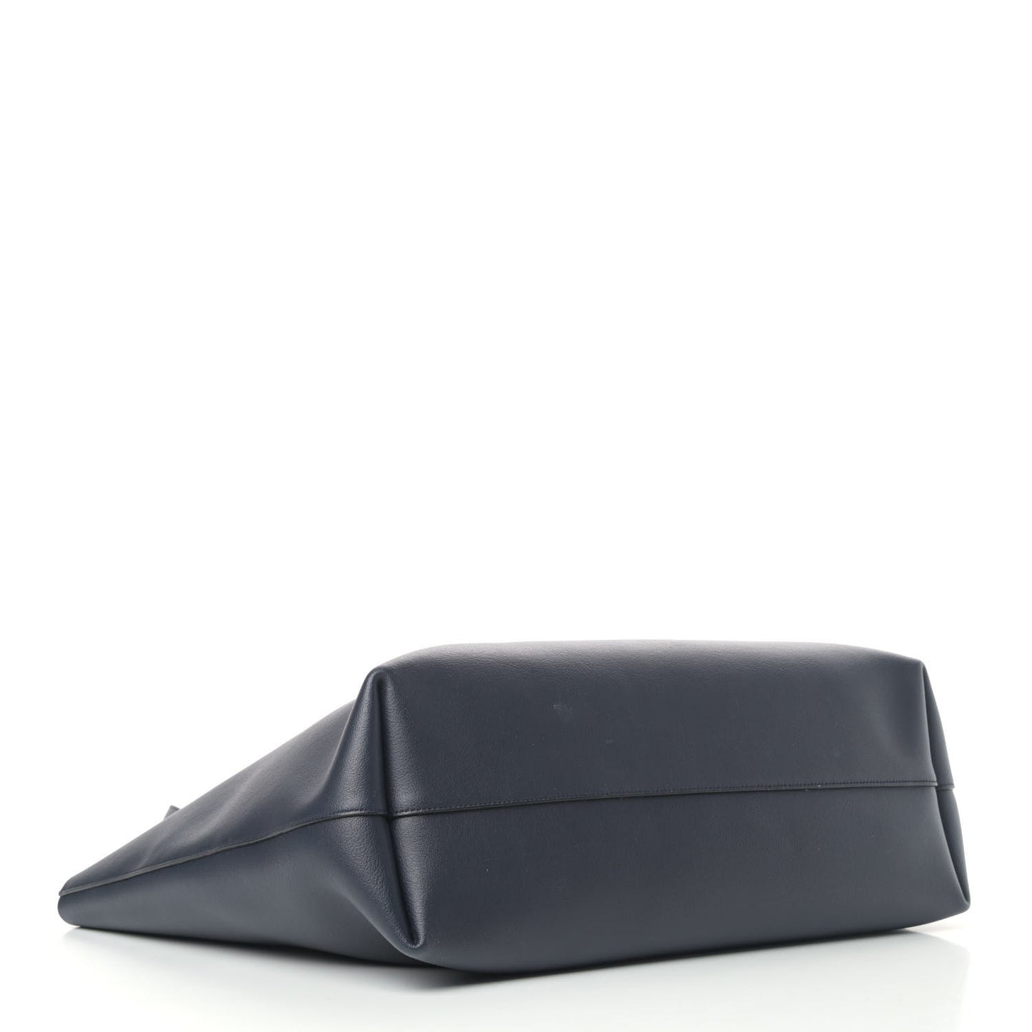 Calfskin Shopping Tote Navy