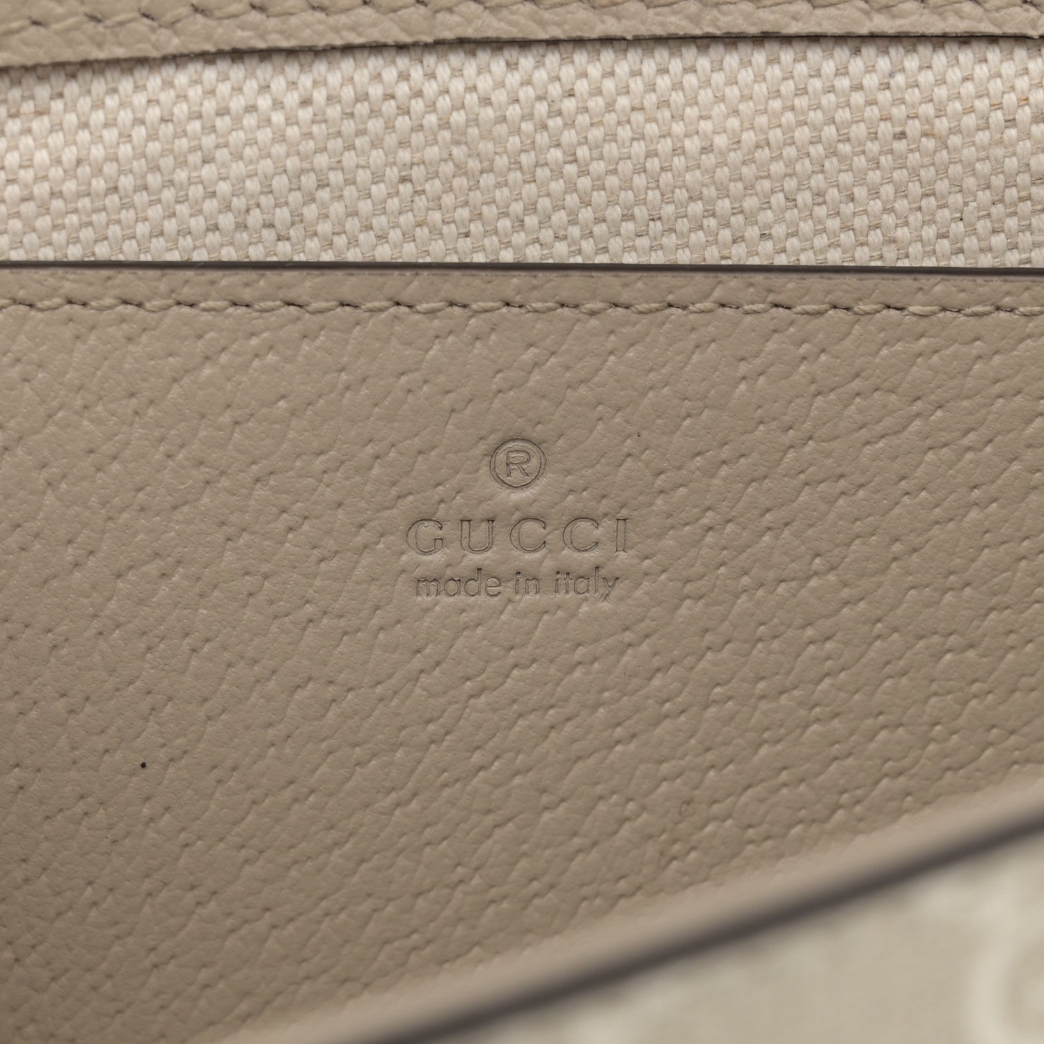Gucci GG Supreme Monogram Textured Dollar Calfskin Web Mini Ophidia Envelope Shoulder Bag Beige Mystic White Oatmeal 6 of 13
