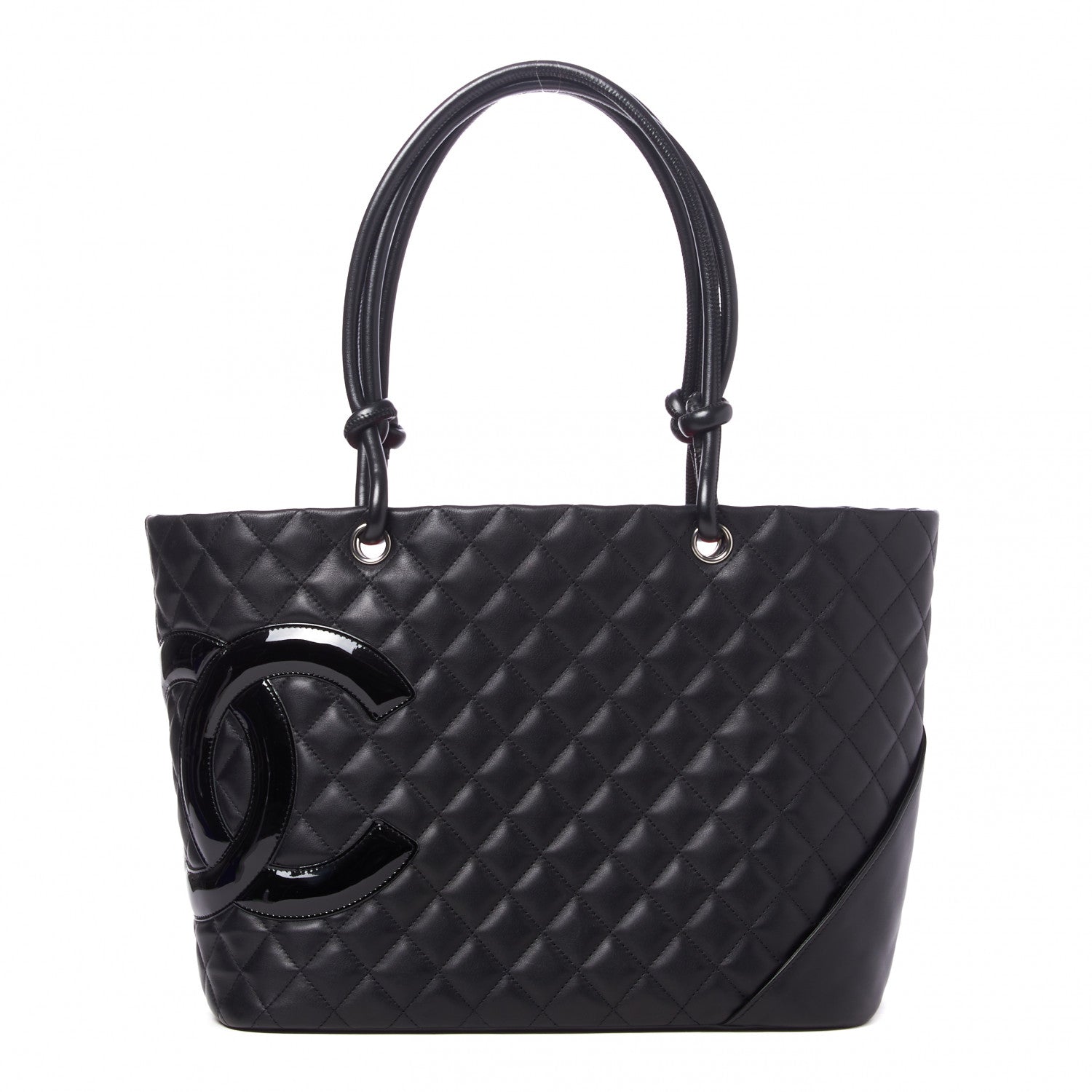 Chanel Calfskin Quilted Large Cambon Tote Black 1 of 9