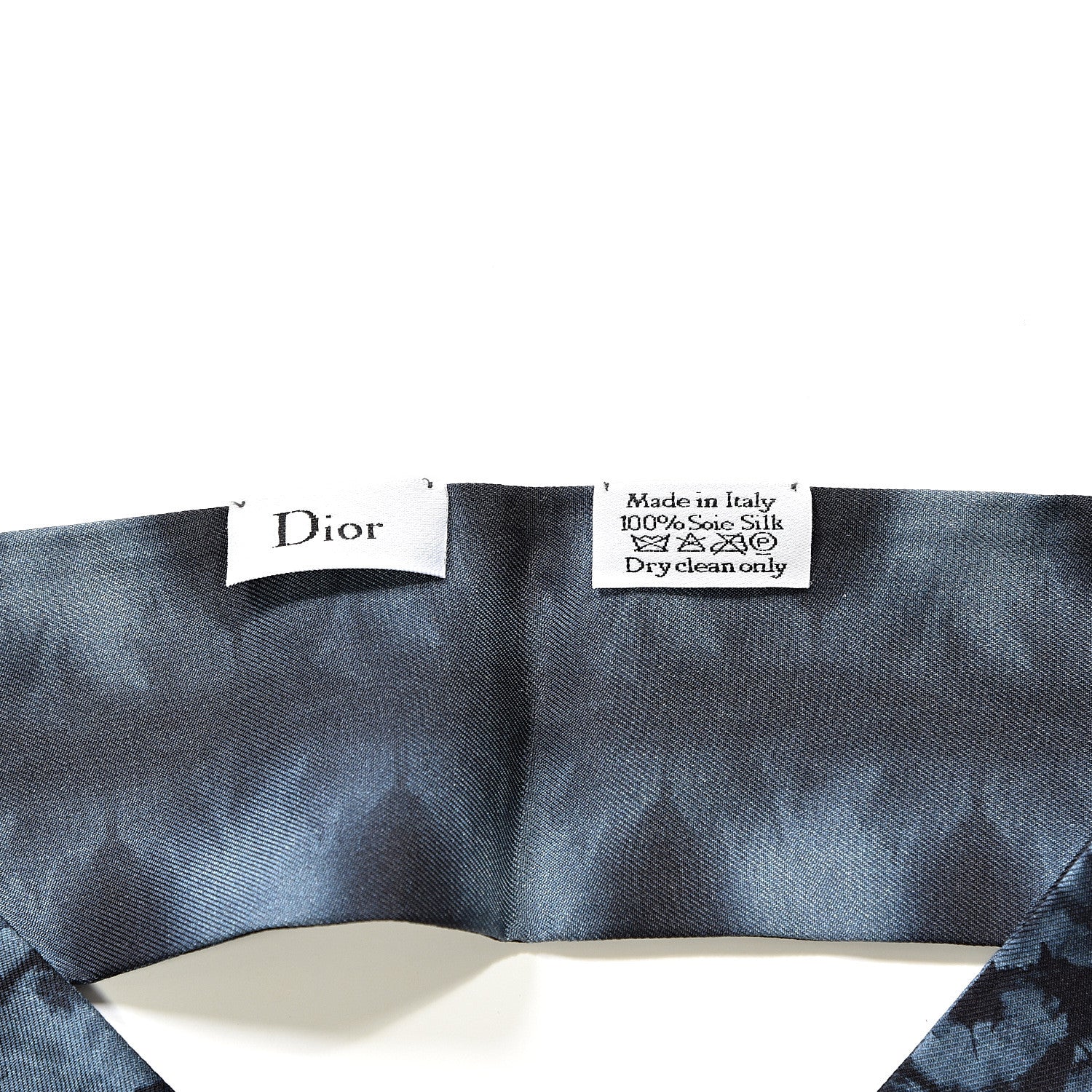 Christian Dior Silk KaleiDioroscopic Mitzah Scarf Blue 3 of 3