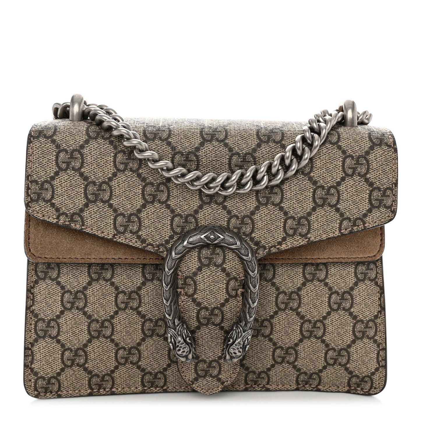 GG Supreme Monogram Mini Dionysus Shoulder Bag Taupe