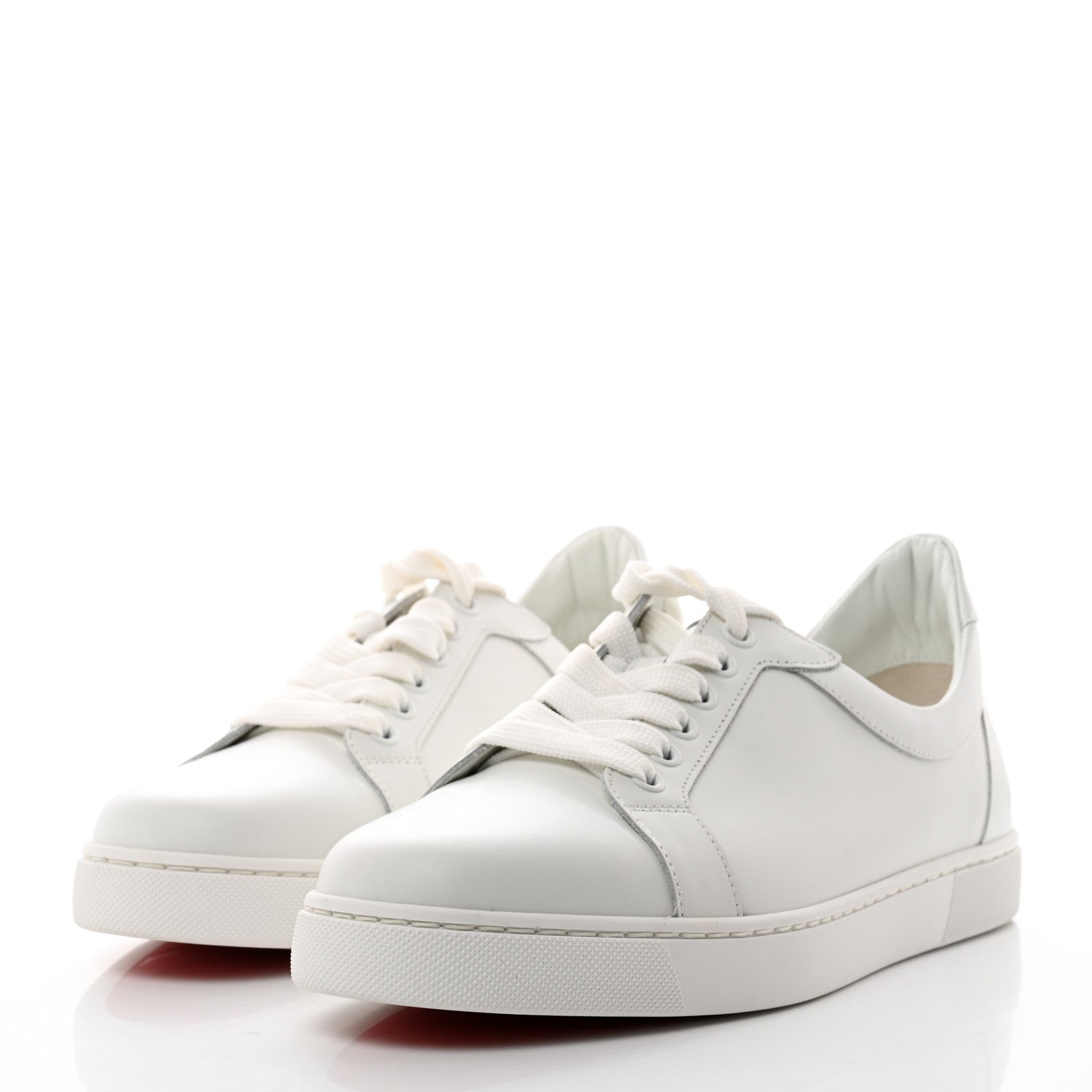 Christian Louboutin Calfskin Elo Loubi Flat Sneakers 39.5 White 3 of 9