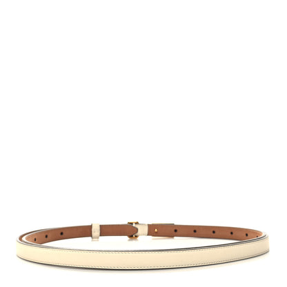 Fendi Vitello King Baguette Double Wrap Belt 95 38 White 2 of 6