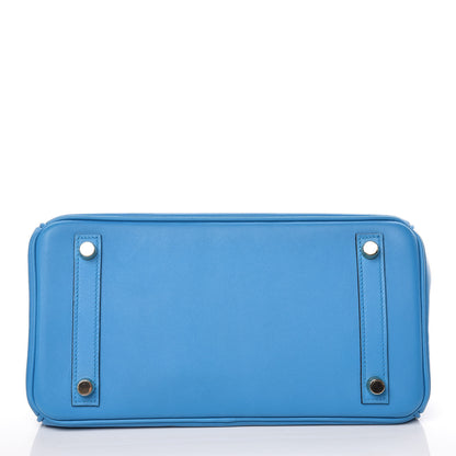 Hermes Swift Birkin 25 Bleu Zanzibar 6 of 33