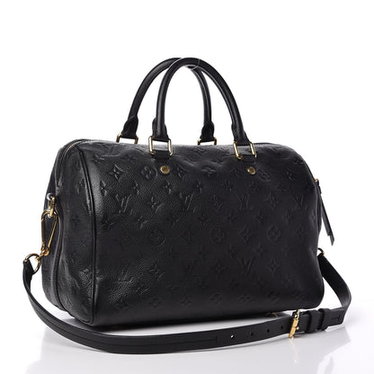 Louis Vuitton Empreinte Speedy Bandouliere 30 Black 3 of 12