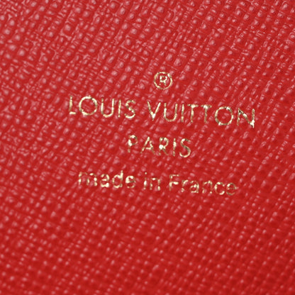Louis Vuitton Monogram OnTheGo East West Round Coin Purse Red 6 of 8