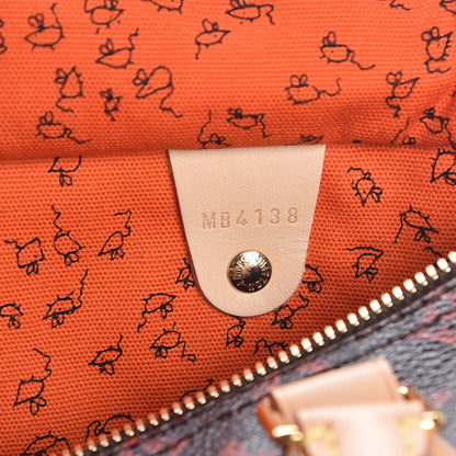 Louis Vuitton Catogram Speedy Bandouliere 30 Marron 8 of 11