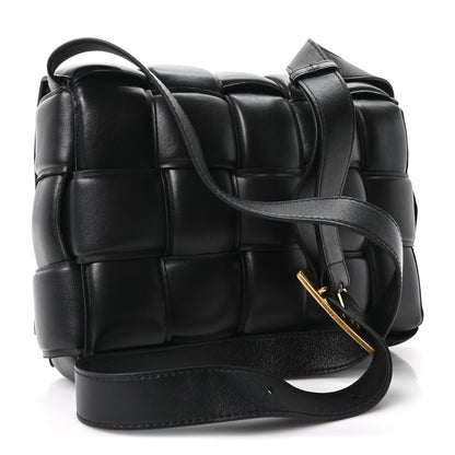 Bottega Veneta Nappa Maxi Intreccio Padded Cassette Crossbody Bag Black 3 of 9