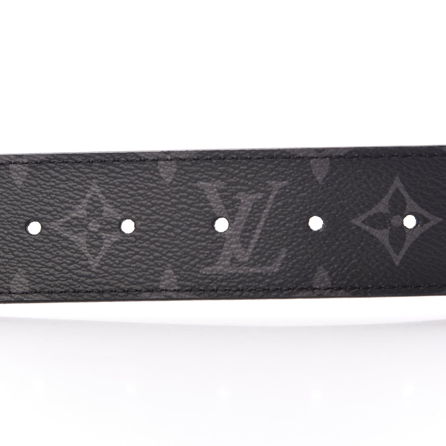 Monogram Eclipse Taigarama 40mm LV Initiales Reversible Belt 80 32 Black