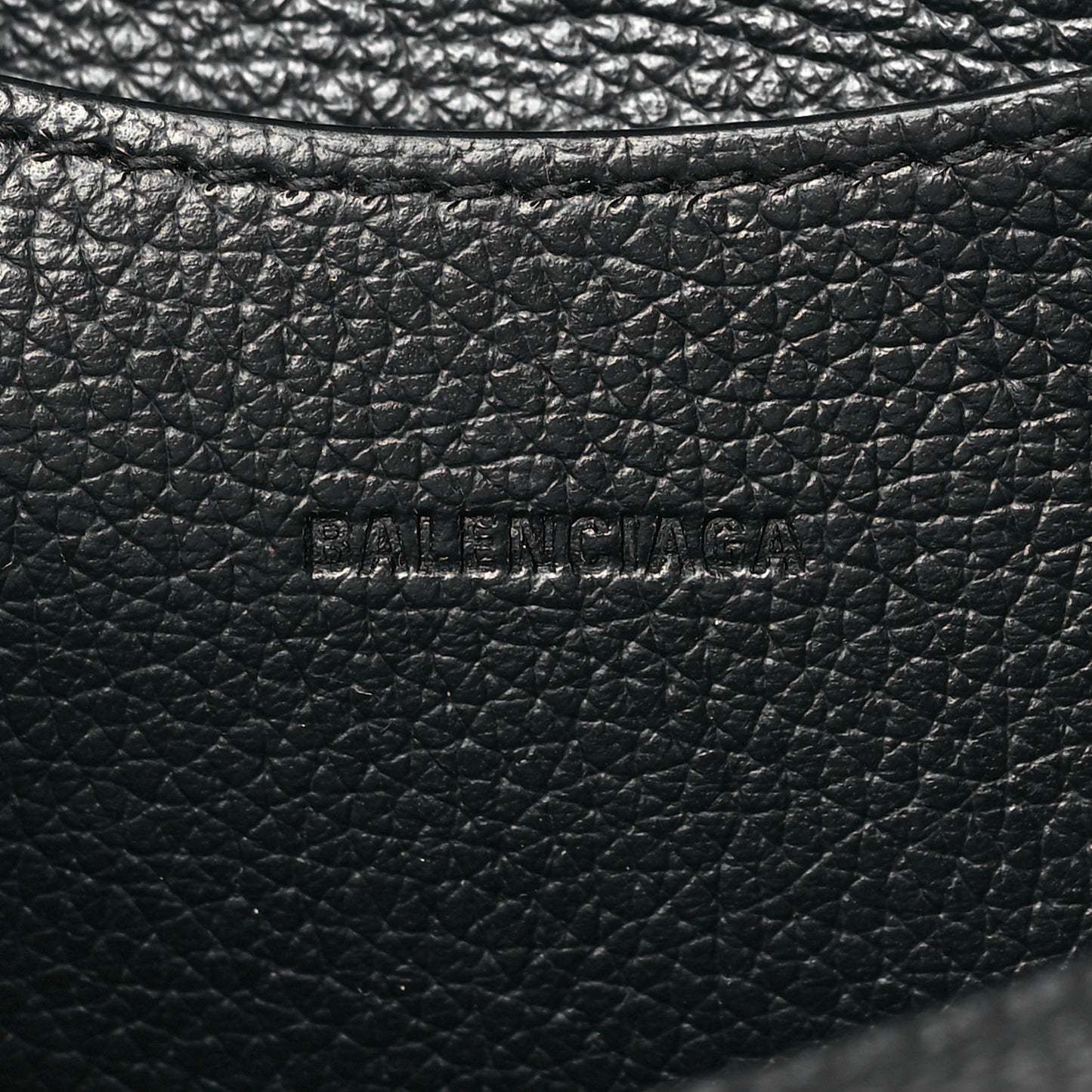 Grained Calfskin Neo Classic Black Hardware Mini City Black