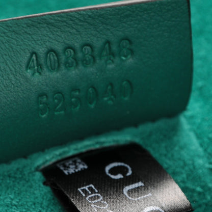 Gucci GG Supreme Monogram Embroidered Medium Dionysus Shoulder Bag Emerald 7 of 7