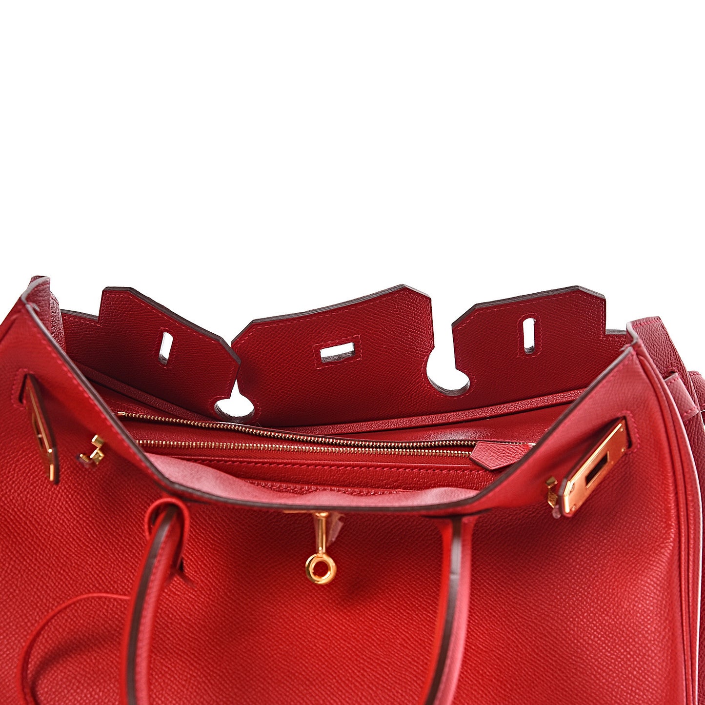 Epsom Birkin 30 Rouge Casaque