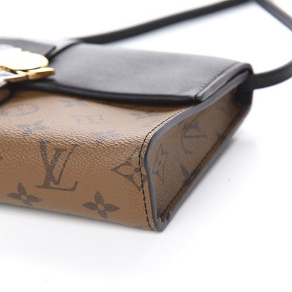 Louis Vuitton Calfskin Reverse Monogram Column Clutch 7 of 8