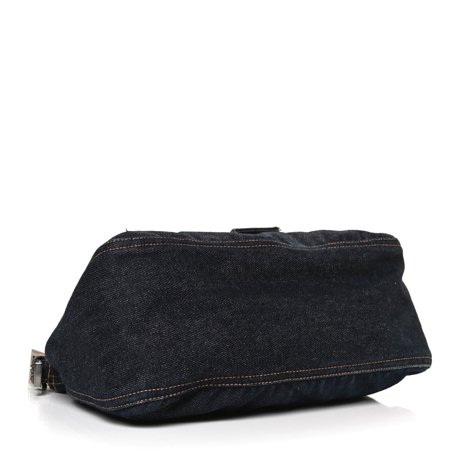 Fendi Denim Mama Baguette Blue 4 of 12