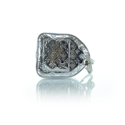 Louis Vuitton Monogram Miroir Speedy 30 Silver 6 of 11