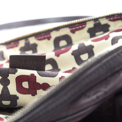 Gucci Guccissima Small Princy Satchel Brown 7 of 15