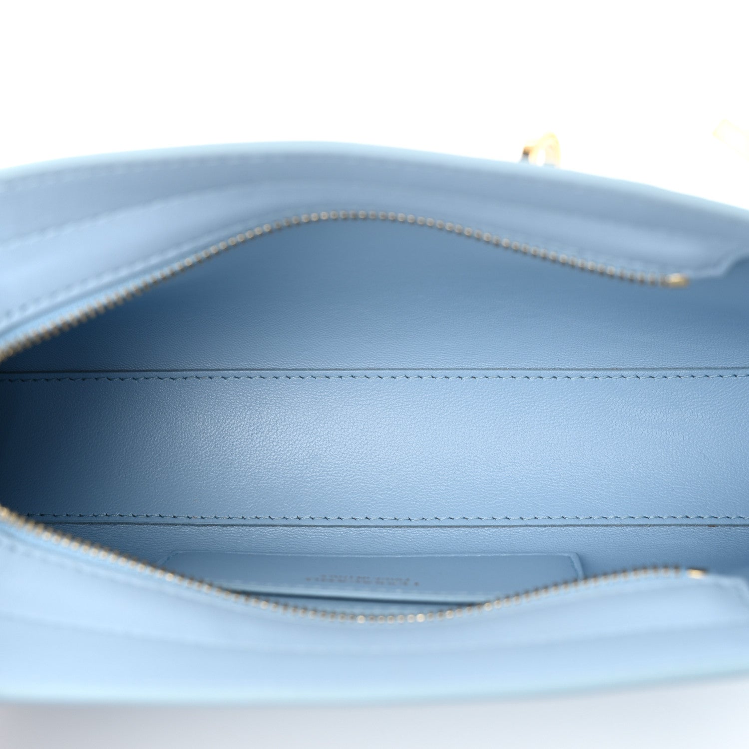 Salvatore Ferragamo Calfskin Mini Hug Crossbody Bag Sky Blue 5 of 9