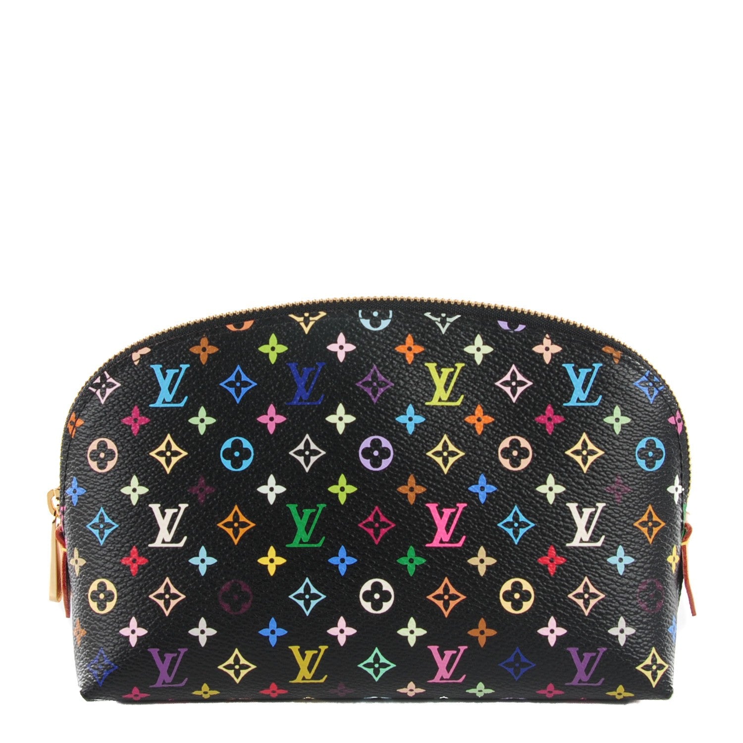 Louis Vuitton Monogram Multicolor Cosmetic Pouch Black Grenade 1 of 7