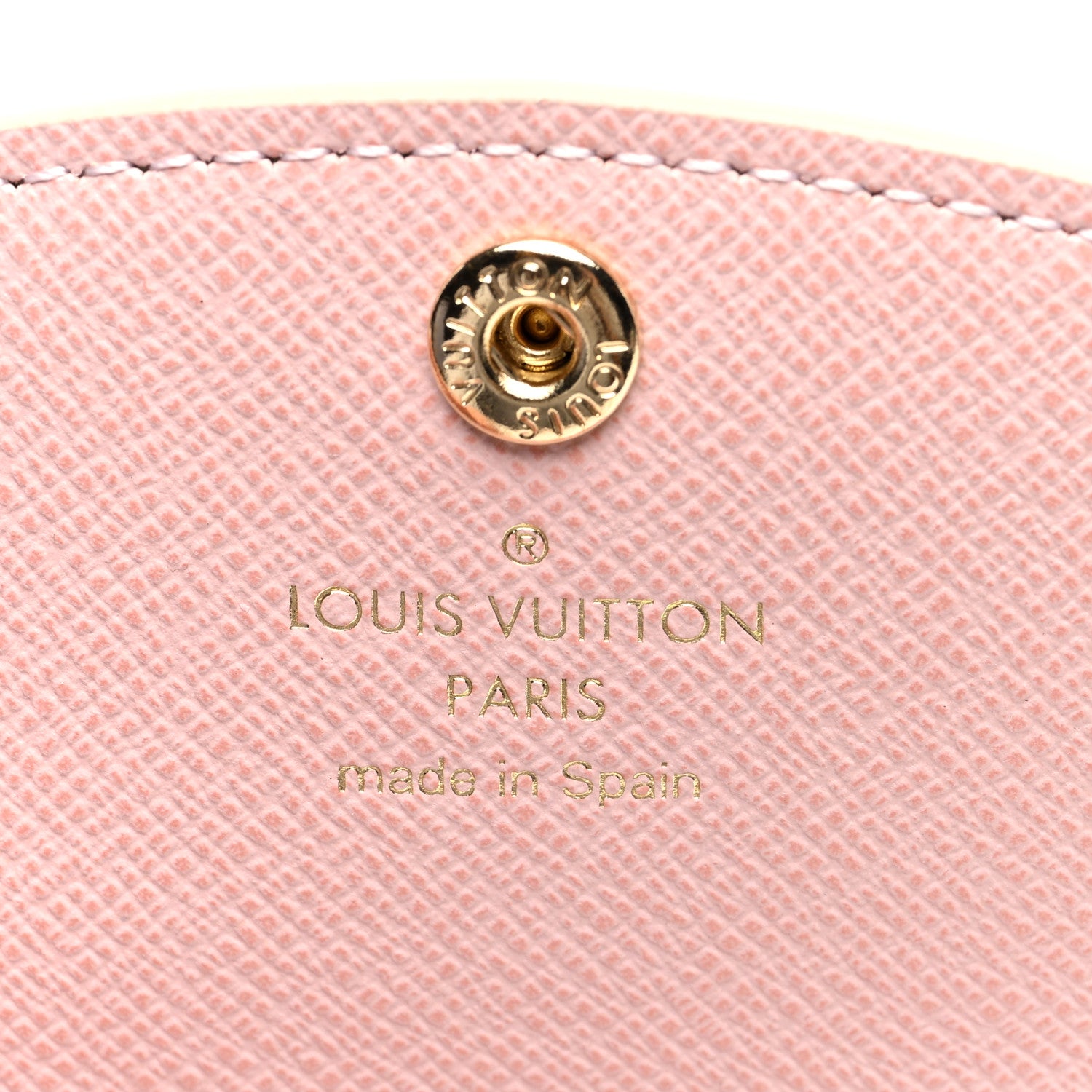 Louis Vuitton Damier Azur Rosalie Coin Purse Rose Ballerine 6 of 7