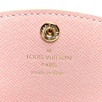 Louis Vuitton Damier Azur Rosalie Coin Purse Rose Ballerine 6 of 7