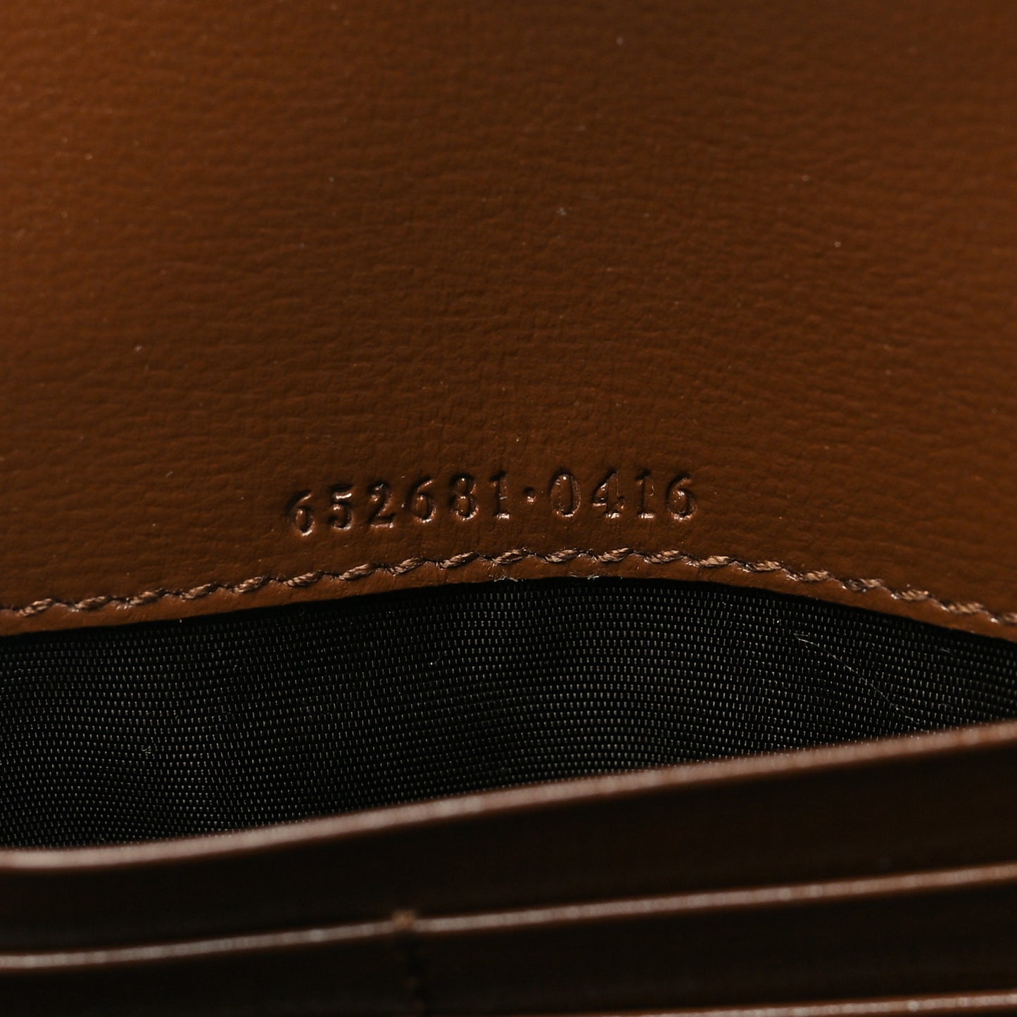GG Supreme Monogram Azalea Calfskin Web Jackie 1961 Chain Wallet Beige Ebony Brown Sugar