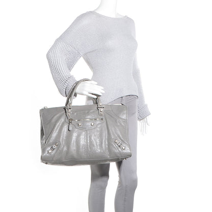 Balenciaga Agneau Giant 12 Silver Hardware Work Gris Pyrite 2 of 11