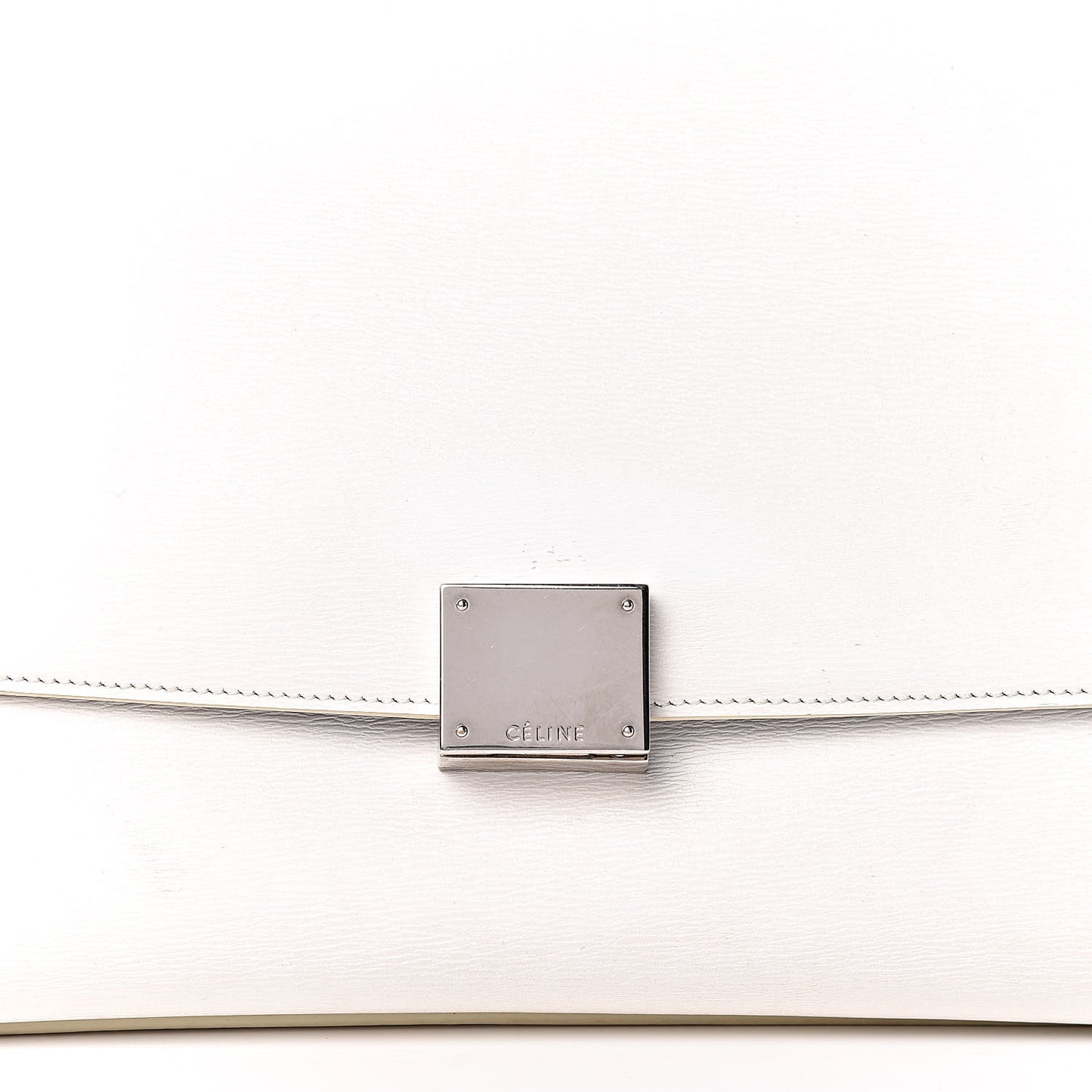 Liege Calfskin Small Trapeze White