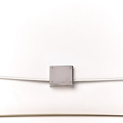 Celine Liege Calfskin Small Trapeze White 9 of 15