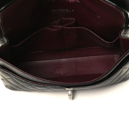 Chanel Caviar Quilted Medium Double Flap Black 4 of 5