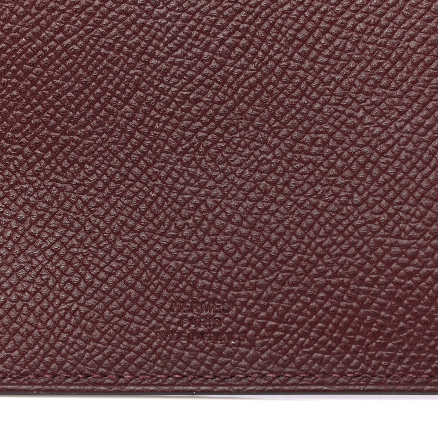 Epsom Tarmac Dot PM Passport Holder Bordeaux