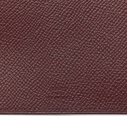Hermes Epsom Tarmac Dot PM Passport Holder Bordeaux 5 of 5