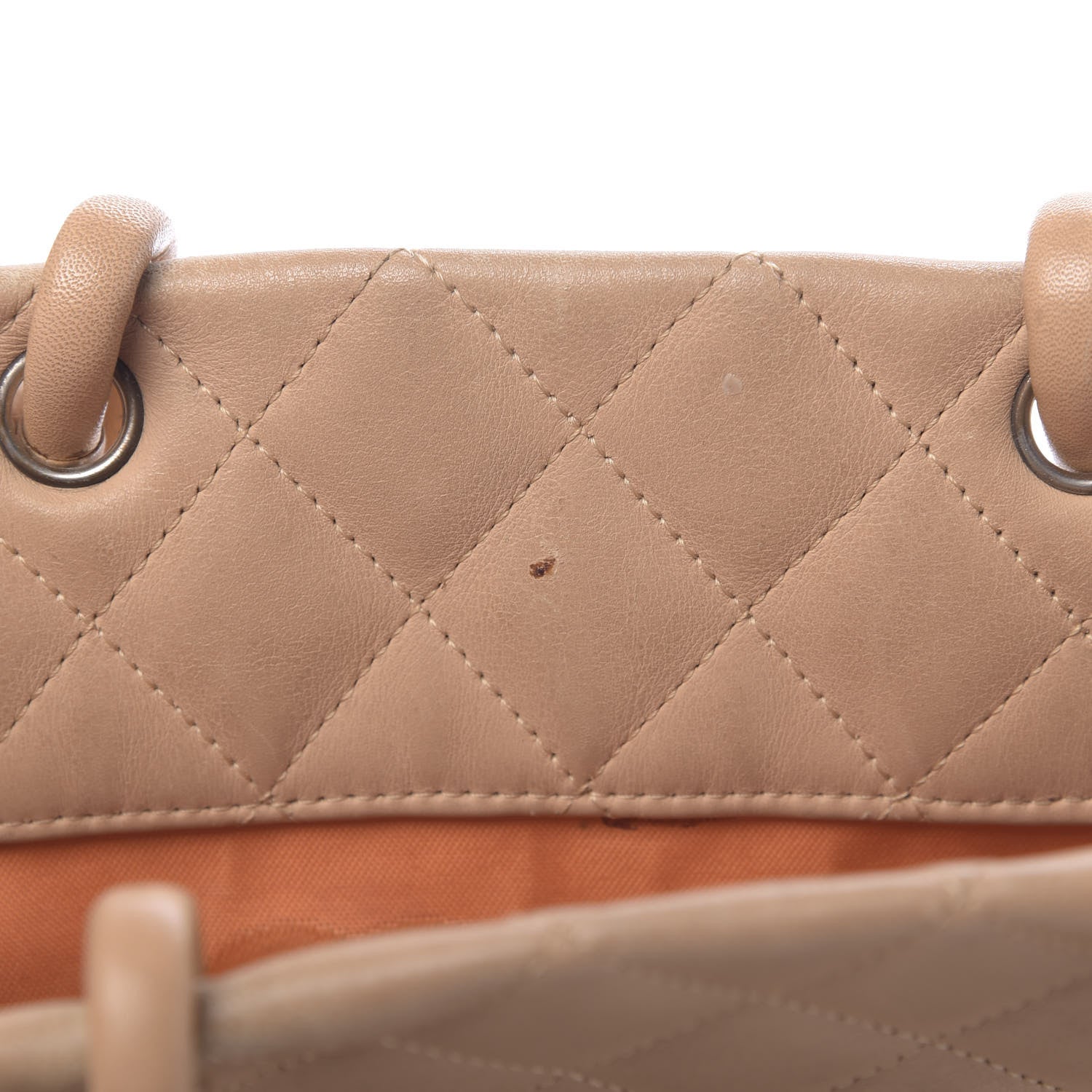 Chanel Calfskin Quilted Medium Cambon Tote Beige 8 of 16