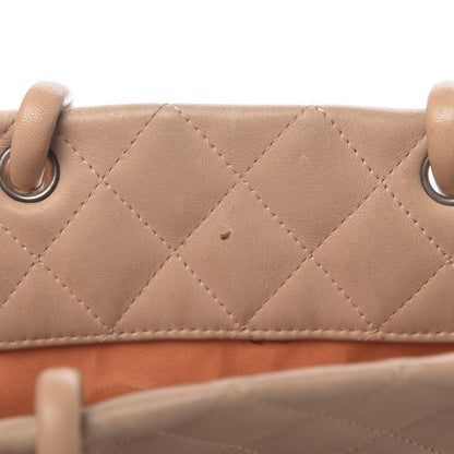Chanel Calfskin Quilted Medium Cambon Tote Beige 8 of 16