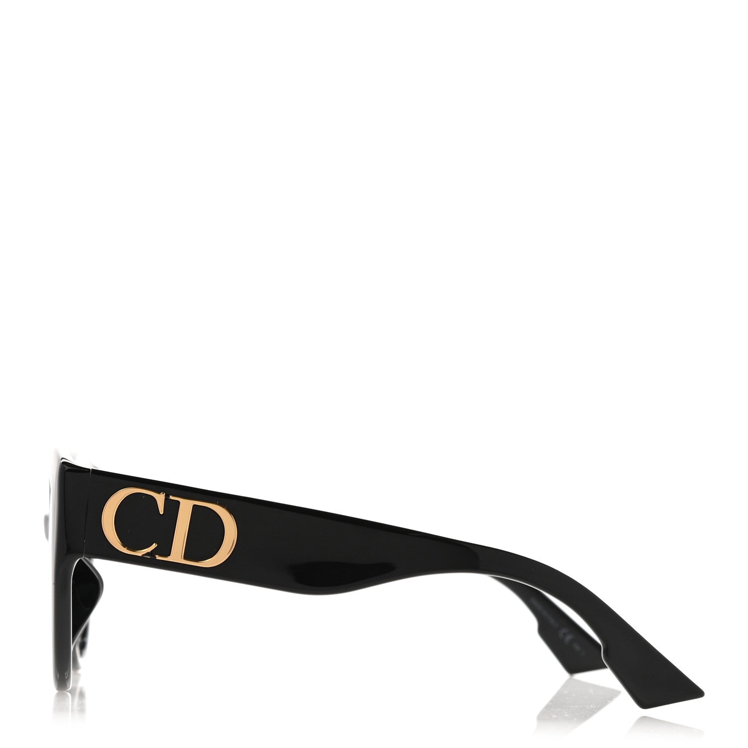 Christian Dior Acetate DDiorF Cat Eye Sunglasses Black 3 of 11