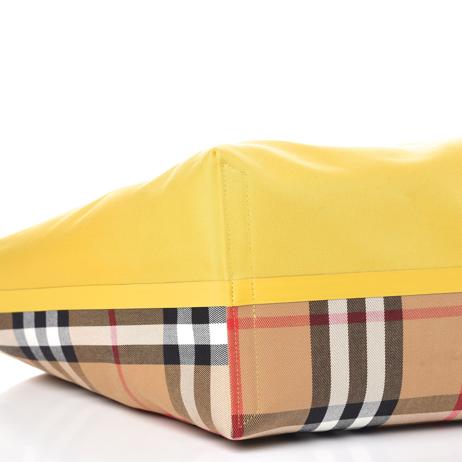 Burberry Vintage Check Large The Giant Reversible Tote Antique Yellow Golden Yellow 22 of 24