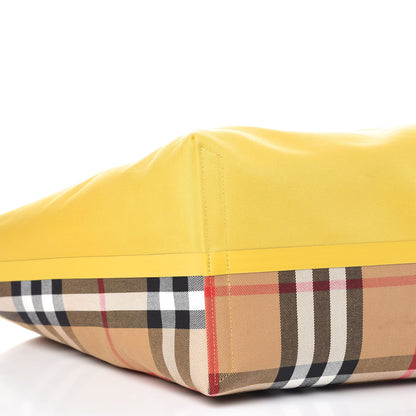 Burberry Vintage Check Large The Giant Reversible Tote Antique Yellow Golden Yellow 22 of 24
