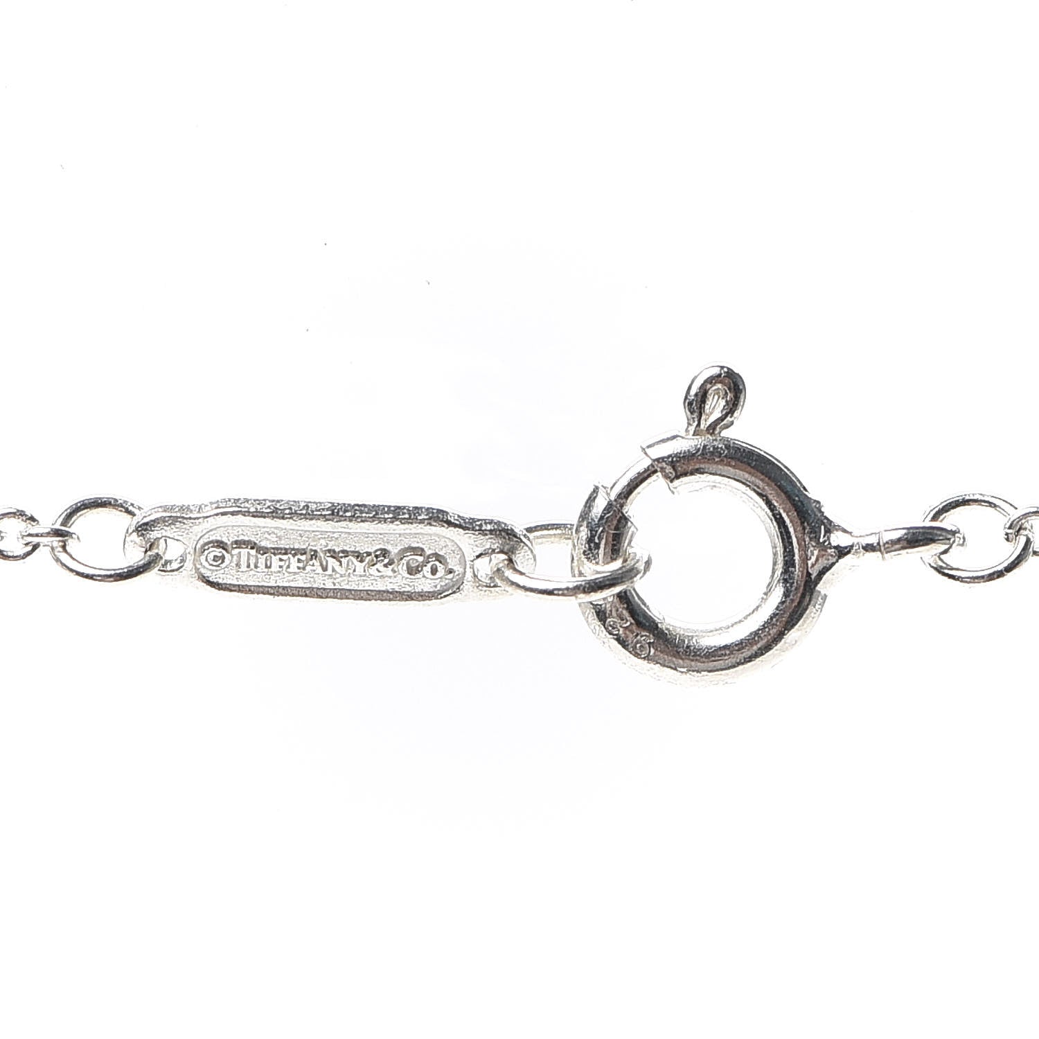 Tiffany Sterling Silver Four Hearts Clover Pendant Necklace 4 of 5