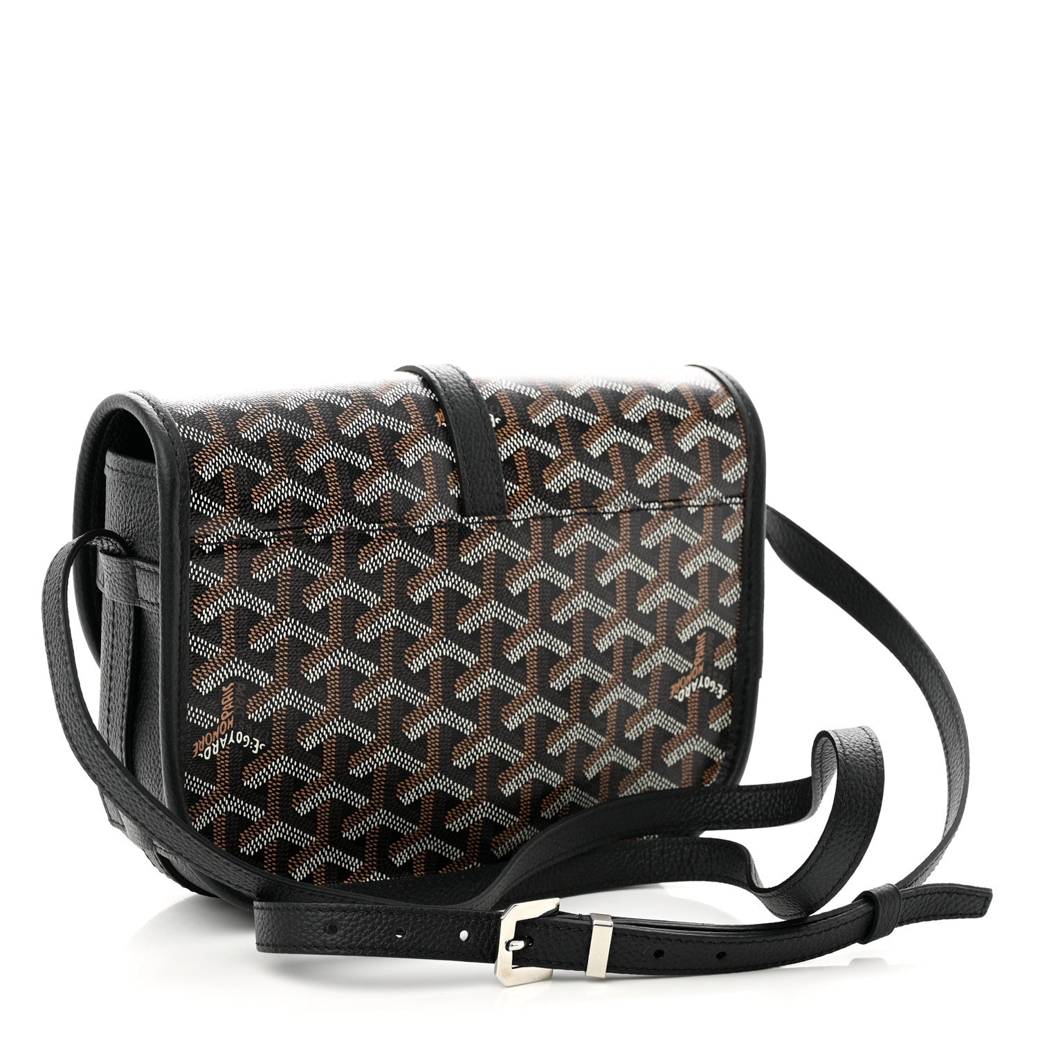 Goyard Goyardine Belvedere II PM Messenger Bag Black 3 of 9